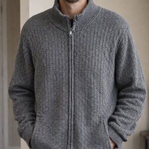 Emanuel Engaro Sherpa Lined Warm Quilt Jacket Coat Men's Large